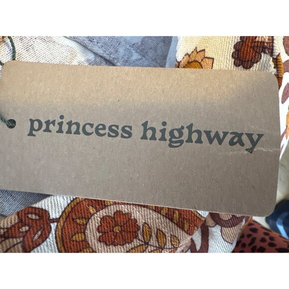 Princess Highway Size 8 US Paisley Print A-Line Skirt 100% Cotton NWT - Picture 14 of 15